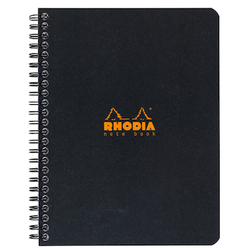 Zápisník Rhodia Classic A4+ čtvereček černá