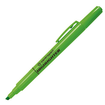 Zvýrazňovač Centropen 8722 zelený